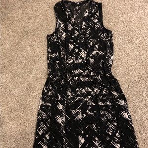 Abstract print Banana Republic dress